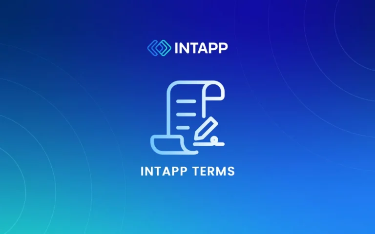 Intapp Terms
